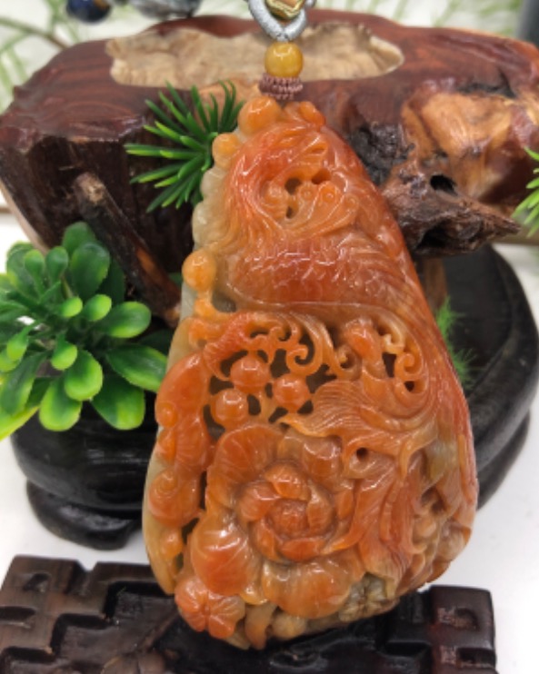 凤穿牡丹