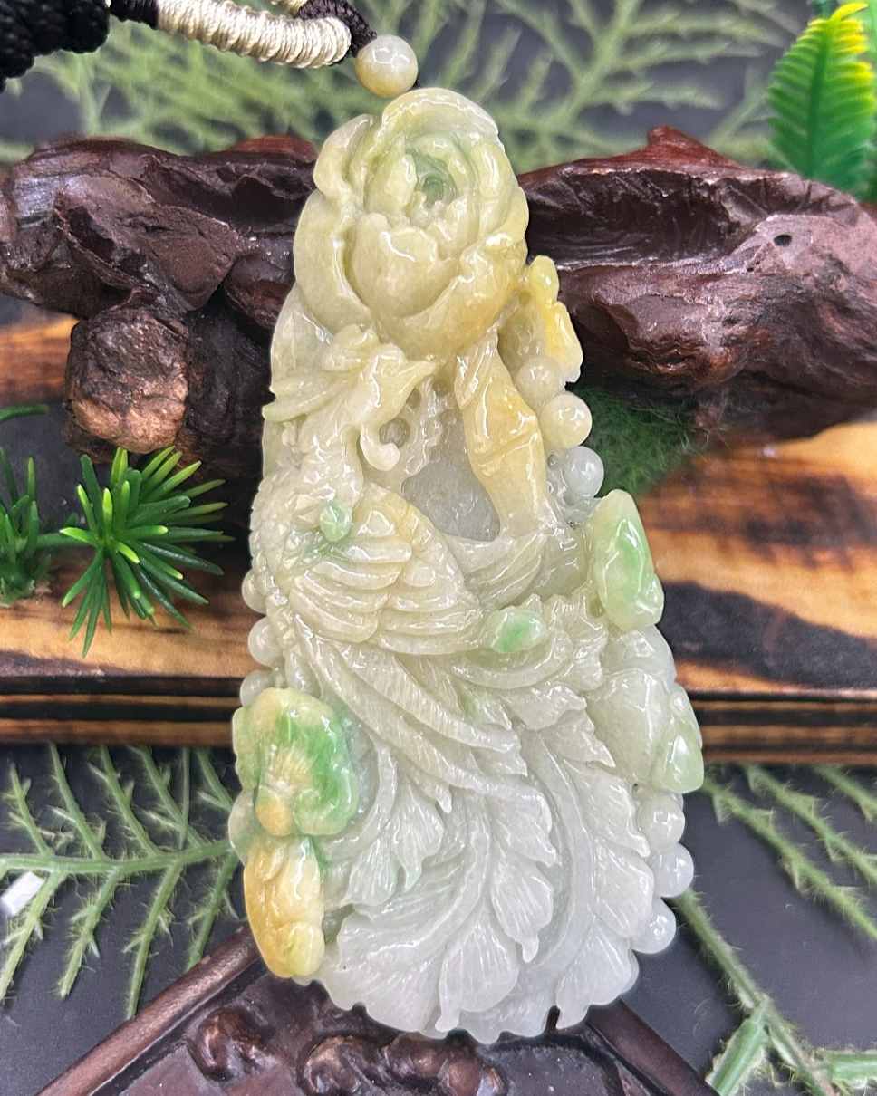 凤穿牡丹